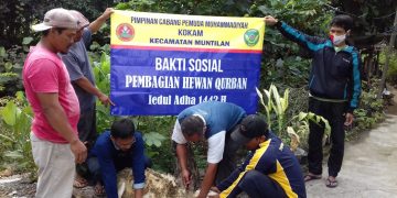 Belum Dapat Daging, Warga Terharu Terima Kurban Dari KOKAM