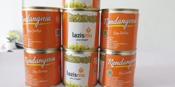 Sasar Daerah 3 T, Lazismu Bagikan Kurban Berupa Rendangmu