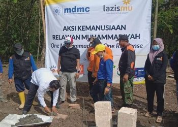 Lazismu Bangun Rumah Korban Kebakaran