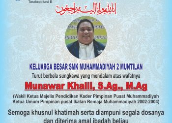 Ketua IRM 2002-2004, Munawar Khalil Meninggal Dunia
