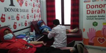 Kolaborasi Lazismu, Alfamart, PMI, IDI, dan BPOM Dalam Aksi Donor Darah