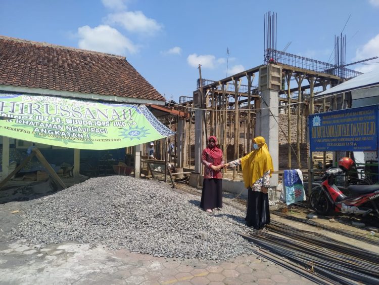 Proses Pembangunan Gedung MI Muhammadiyah Danurejo Ditaksir Mencapai 2 Miliar