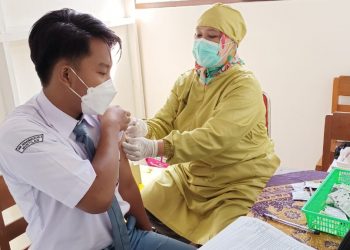 Tuntaskan Vaksinasi, SMK Muhammadiyah 2 Muntilan Siap Pembelajaran Tatap Muka