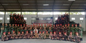Senapan Serbu Warnai Janji Setia Melati Kokam