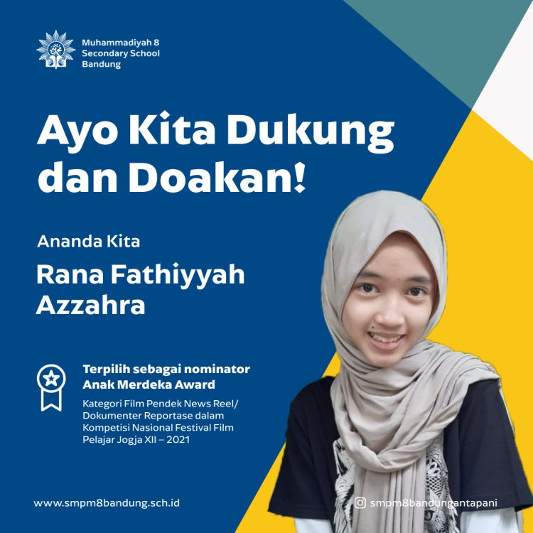 Berkarya Melalui Buku dan Film, Siswi SMP Muhammadiyah Bandung Bertabur Penghargaan