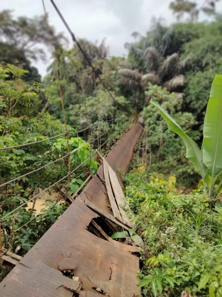 Jembatan Rusak Di Desa Aur Duri Merangin Jambi, Akan Dibangun Oleh Lazismu