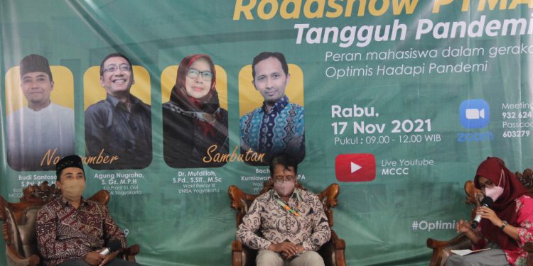 Muhammadiyah Covid-19 Command Center (MCCC) Menggelar Roadshow PTMA Tangguh Pandemi di Universitas Aisyiyah (Unisa)