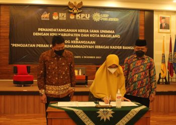 Tingkatkan Kualitas Pendidikan Demokrasi dan Kepemiluan, Unimma Dan KPU Teken MoU
