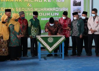Resmikan Gedung Dakwah Muhammadiyah Dukun, Agus Taufiqurahman Tekankan Pentingnya Keteladanan Dalam Dakwah