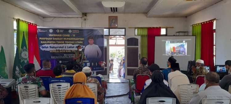 Muhammadiyah Timor Tengah Utara Gelar Vaksinasi Lintas Agama Di Gereja