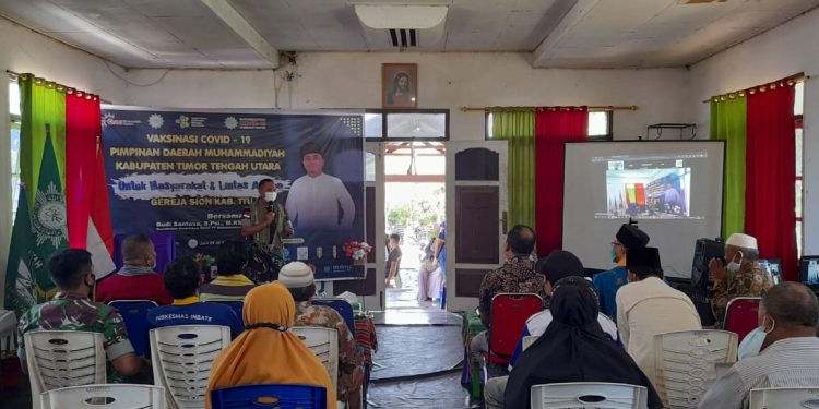 Muhammadiyah Timor Tengah Utara Gelar Vaksinasi Lintas Agama Di Gereja