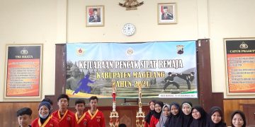 Boyong 15 Medali, Tapak Suci Kabupaten Magelang Juara Umum Pencak Silat Remaja 2021