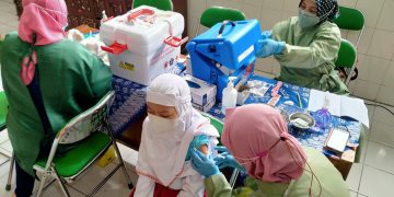 Vaksinasi COVID-19 Siswa SD Muhammadiyah 1 Ketelan