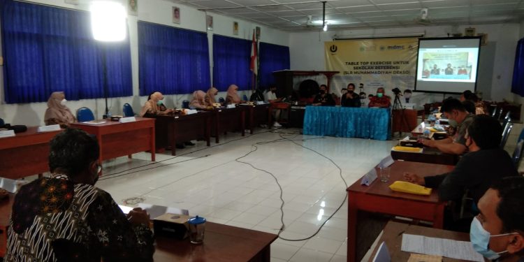 SLB Muhammadiyah Dekso Gelar Table Top Exercise Pembelajaran Tatap Muka Dalam Masa Pandemi Covid-19
