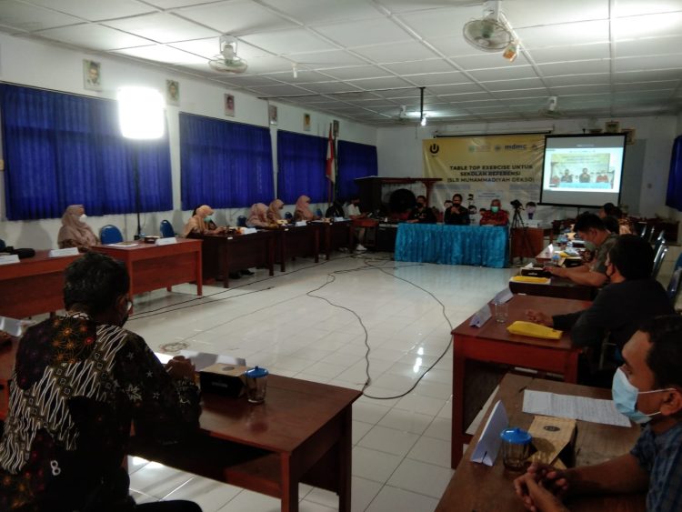 SLB Muhammadiyah Dekso Gelar Table Top Exercise Pembelajaran Tatap Muka Dalam Masa Pandemi Covid-19