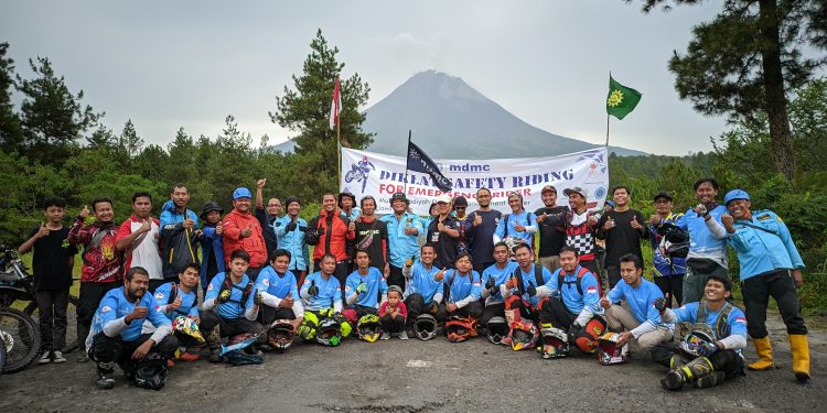 Relawan Muhammadiyah Dibekali Safety Riding, Siap Tangani Bencana di Medan Sulit