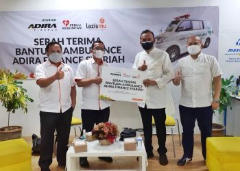Adira Finance Syariah Salurkan Dua Unit Ambulans Kepada Lazismu