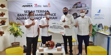 Adira Finance Syariah Salurkan Dua Unit Ambulans Kepada Lazismu
