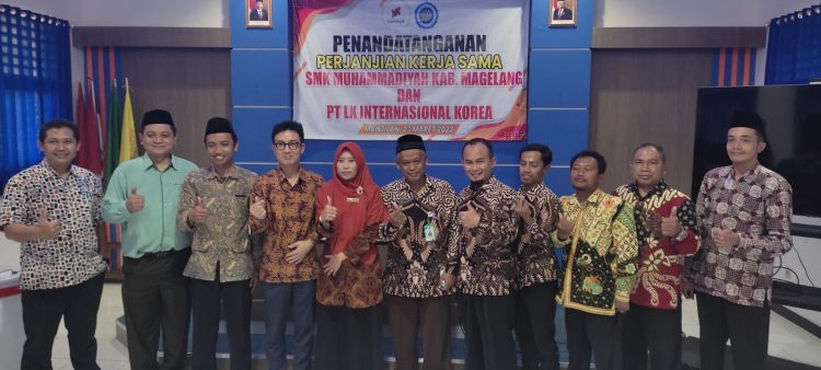 SMK Swasta Se Kabupaten Magelang MoU Dengan PT. LX International Korea