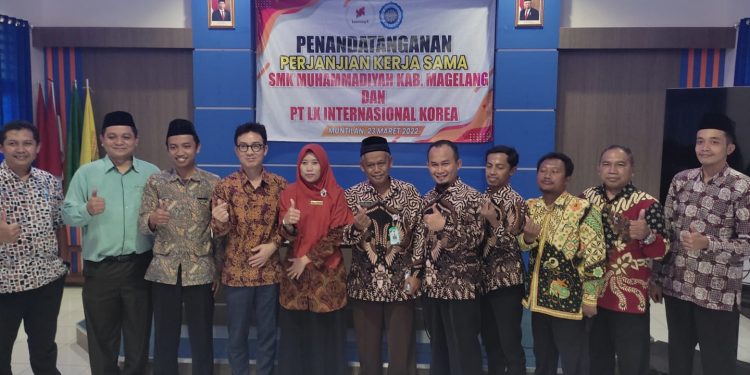 SMK Swasta Se Kabupaten Magelang MoU Dengan PT. LX International Korea