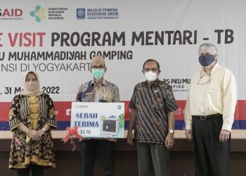 MPKU PP Muhammadiyah dan USAID Serahkan Alat Tes TCM Tuberculosis Ke RS PKU Muhammadiyah Gamping