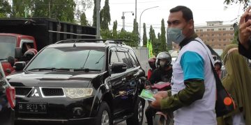Edukasi Ketaatan Prokes Bagi Pemudik Open  Relawan RCCE