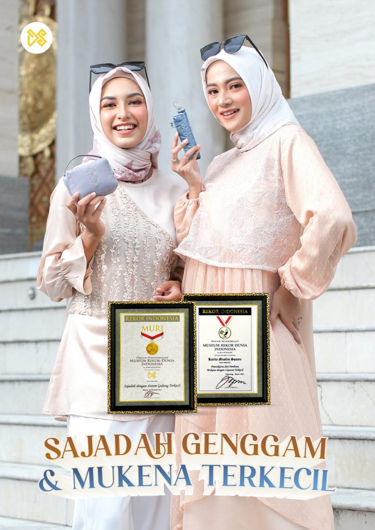 Inovatif, Mukena dan Sajadah Dengan Lipatan Terkecil