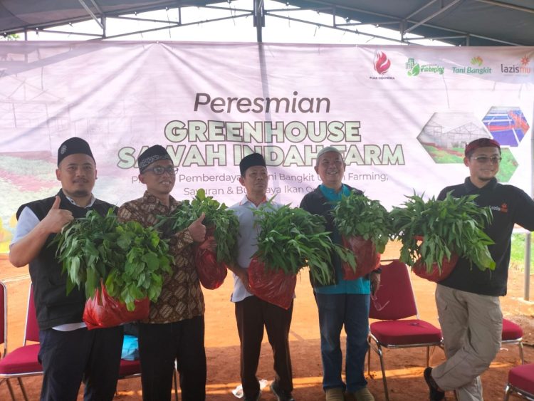 Lazismu Resmikan Dua Greenhouse, Giatkan Gerakan Tani Bangkit