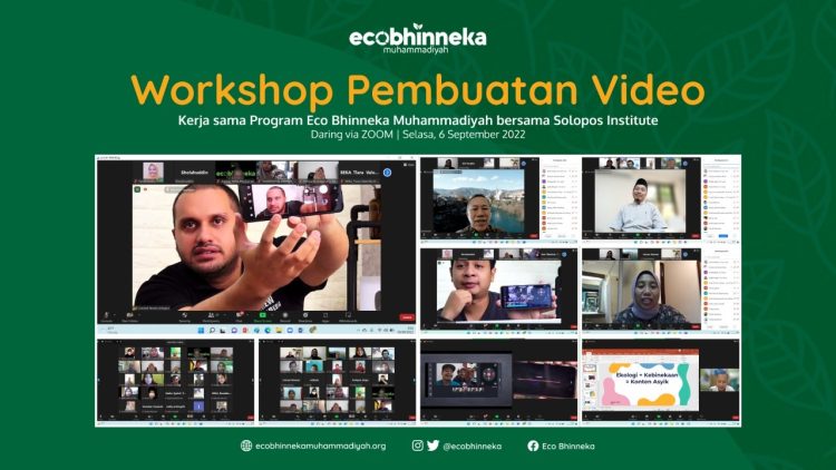 Dokumentasikan Lesson Learned, Eco Bhinneka Muhammadiyah Berlatih Memproduksi Video