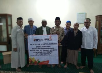 BPKH Gelontorkan Dana 2,1 Miliar Melalui Lazismu Untuk Pembangunan Tempat Ibadah