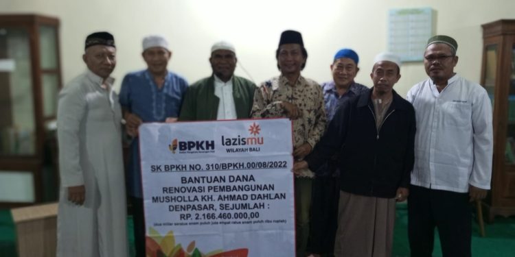 BPKH Gelontorkan Dana 2,1 Miliar Melalui Lazismu Untuk Pembangunan Tempat Ibadah