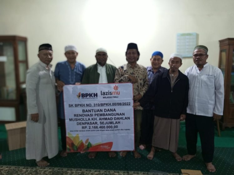 BPKH Gelontorkan Dana 2,1 Miliar Melalui Lazismu Untuk Pembangunan Tempat Ibadah