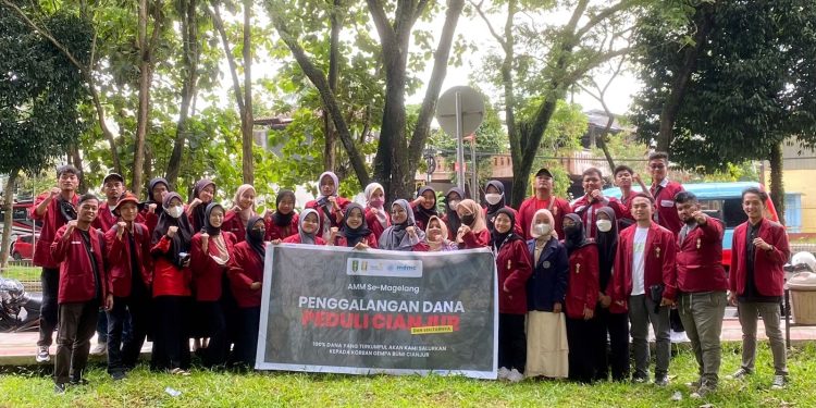 Pasca Muktamar Muhammadiyah, IMM Magelang Gelar Aksi Galang Dana Peduli Gempa Bumi Cianjur