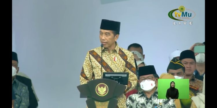 Puja puji dan Permintaan Bantuan Presiden Joko Widodo kepada Muhammadiyah dan Aisyiyah