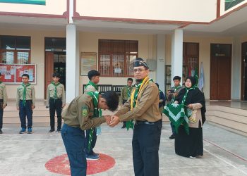 LDK dan UKT kader Gerakan Kepanduan Hizbul Wathan Qobilah KH.Ahmad Mudzakir Pangkalan PPM MBS Bumiayu