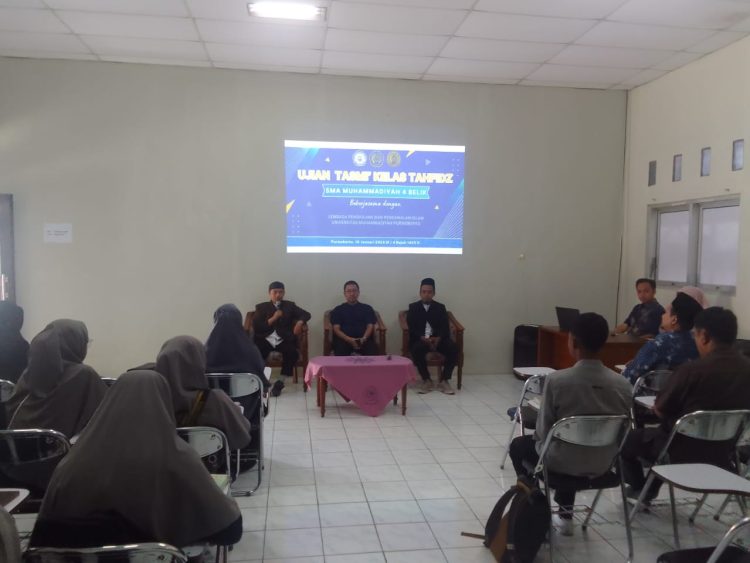 Uji Hafalan Qur’an, Program Kelas Tahfidz SMA Muhammadiyah Belik Gandeng LPPI UMP