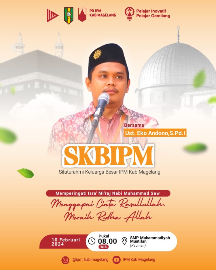 Peringatan Isra’ Mi’raj, IPM Kabupaten Magelang adakan SKBI dan Gebyar Musyda XIX