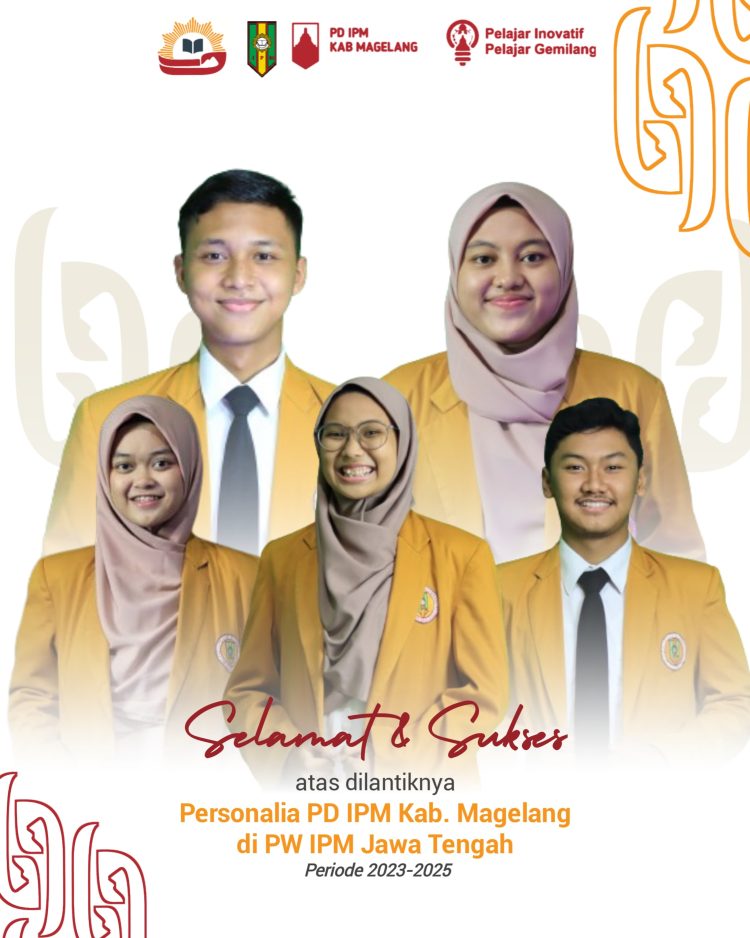Tahniah! Kader IPM Kabupaten Magelang dikukuhkan sebagai Jajaran Pimpinan IPM Jawa Tengah