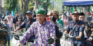 Unik! Pawai Vespa Di Acara SKBM Ke 10 PCM Muntilan Menambah Meriah
