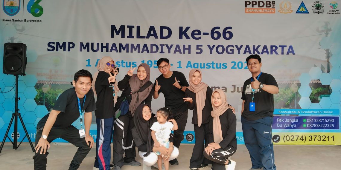 Mahasiswa PPL PPG Universitas Ahmad Dahlan Gelombang 1 Tahun 2024 Berpartisipasi Aktif dalam Milad ke-66 SMP Muhammadiyah 5 Yogyakarta