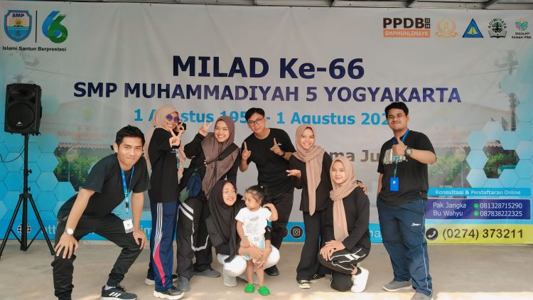 Mahasiswa PPL PPG Universitas Ahmad Dahlan Gelombang 1 Tahun 2024 Berpartisipasi Aktif dalam Milad ke-66 SMP Muhammadiyah 5 Yogyakarta