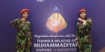 Afra Asmici, Kokamwati Beragama Katolik Pasukan Pengamanan Tanwir Muhammadiyah di Kupang