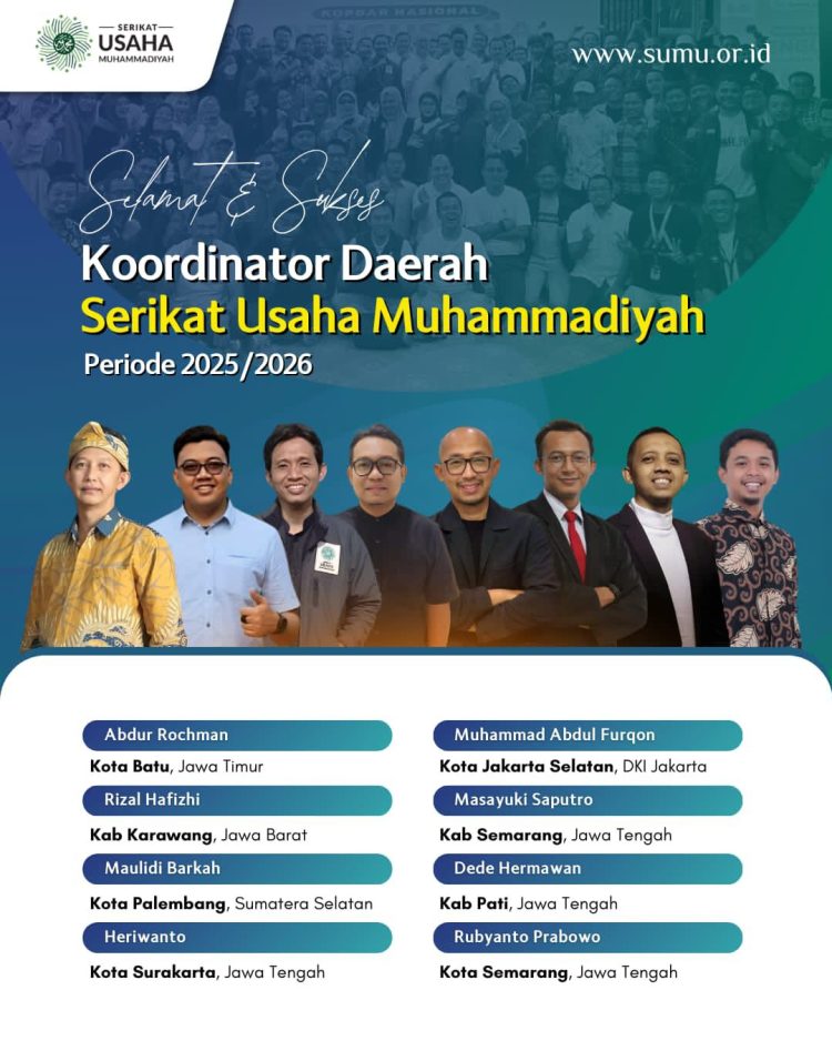 Koordinator Daerah SUMU 2025/2026 Resmi Dilantik, Siap Majukan Ekonomi Umat!