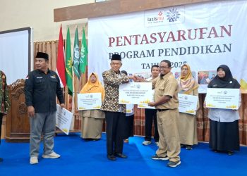 Lazismu Kabupaten Magelang Salurkan Rp100 Juta untuk Dukung Operasional 33 Sekolah Muhammadiyah