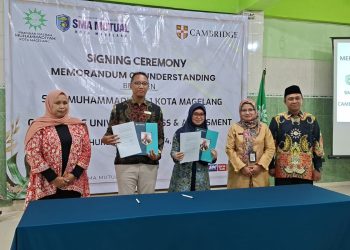 SMA Mutual Magelang Menuju Sekolah Global, MoU dengan Cambridge University Press and Assessment