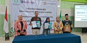 SMA Mutual Magelang Menuju Sekolah Global, MoU dengan Cambridge University Press and Assessment