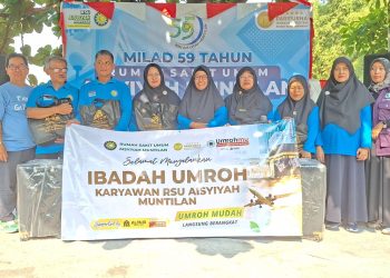 Milad ke-59 RSU Aisyiyah Muntilan, 5 Karyawan Mendapat Reward Umroh