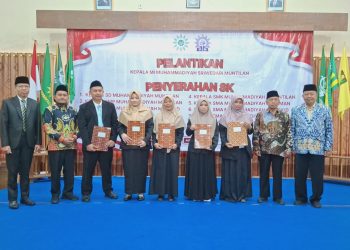 Majelis Dikdasmen PWM Jateng Lantik Kepala Sekolah Muhammadiyah dan Resmikan Sekolah Baru di Magelang