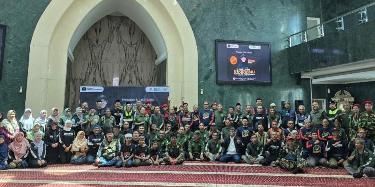 Milad Pertama, BikersMu Korwil DIY Gelar Pengajian dan Bakti Sosial Bersama Dai Motor Ustadz Handy Bonny