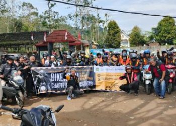 Touring Bikersmu Chapter Kota Bandung Tingkatkan Solidaritas dan Kebersamaan